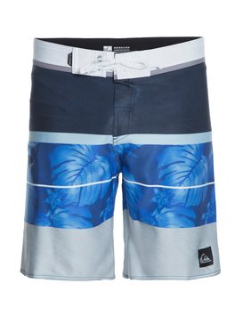 quiksilver, Boardshort Masculino Estampado Quiksilver, BLUE LIGHT* (blu) QK BOARDSHORT SLAB PRINT BR60012464