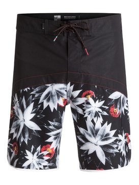 quiksilver, QK BOARDSHORT CRYPT SCALLOP 20 IMP, BLACK* (kvj6) QK BOARDSHORT CRYPT SCALLOP 20 IMP BR60012495