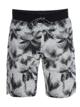 quiksilver, Bermuda Masculina de Moletom Estampado Quiksilver, MESCLA CLARO (mec) QK BERMUDA MOLETOM CYCLOPS BR60041045