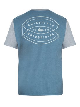 quiksilver, Camiseta Masculina Manga Curta Estampa Frente e Costas Quiksilver, MESCLA PRETO* (msc) QK CAM BAS M/C HOT SPOT BR61114287