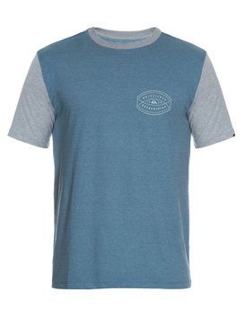 quiksilver, Camiseta Masculina Manga Curta Estampa Frente e Costas Quiksilver, MESCLA PRETO* (msc) QK CAM BAS M/C HOT SPOT BR61114287