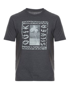 quiksilver, Camiseta Masculina Manga Curta Estampa Frontal Quiksilver, MESCLA* (mes) QK CAM BAS M/C HOLDING JAZZY BR61114289