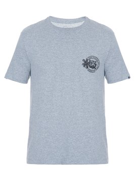 quiksilver, Camiseta Masculina Manga Curta Estampa Frente e Costas Quiksilver, MESCLA CLARO (mec) QK CAM BAS M/C RAD TIGER BR61114295