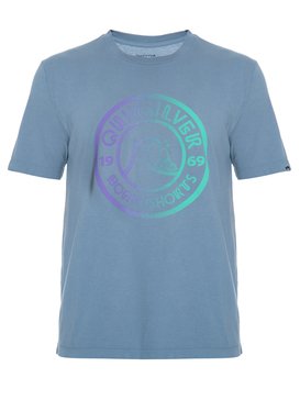 quiksilver, Camiseta Masculina Manga Curta Estampa Frontal Quiksilver, SKY (sky) QK CAM BAS M/C ORIGINAL BLEND BR61114313