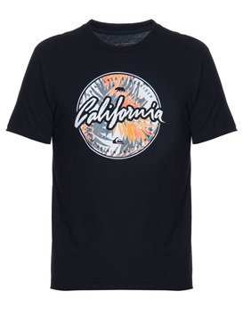 quiksilver, Camiseta Masculina Manga Curta Estampa Frontal Quiksilver, BLACK* (blk) QK CAM BAS M/C CA CIRCLE BR61114316