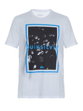 quiksilver, Camiseta Masculina Manga Curta Estampa Frontal Quiksilver, WHITE* (wht) QK CAM BAS M/C SURF COMPANY BR61114330