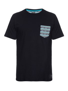 quiksilver, Camiseta Masculina Manga Curta Slim Fit com Bolso Quiksilver., BLACK* (blk) QK CAM ESPECIAL M/C NORAH BR61142775