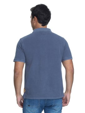 quiksilver, Polo Masculina Manga Curta Quiksilver, DENIM* (den) QK POLO RICE BR61161516