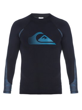 quiksilver, Lycra Masculina Manga Longa Estampa Frontal Quiksilver, BLACK* (blk) QK RASHGUARD M/L PARADISE BR61211030