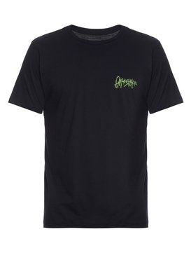 quiksilver, Camiseta Masculina Manga Curta Slim Quiksilver, BLACK (blk) QK CAM SLIM FIT M/C NEON CHAOS BR61241542
