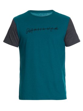 quiksilver, Camiseta Masculina Manga Curta Slim Quiksilver, TURMALINA BLACK* (188) QK CAM SLIM FIT M/C HEATHER DARK PACK BR61241555