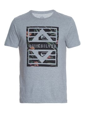 quiksilver, Camiseta Masculina Manga Curta Slim Quiksilver, MESCLA CLARO (mec) QK CAM SLIM FIT M/C QUIK FLORAL BR61241558