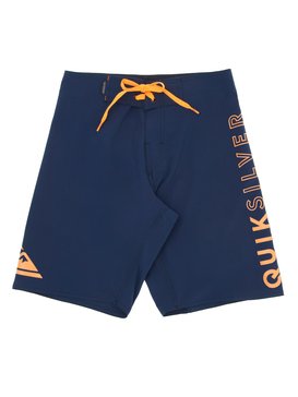 quiksilver, Boardshorts Juvenil Signature, NAVY HEATHER (nvy) QK BOARDSHORTS SIGNATURE JUV BR67011354