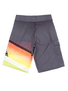quiksilver, Boardshorts Juvenil Slash Logo, STORMY* (sto) QK BOARDSHORTS SLASH LOGO JUV BR67011355