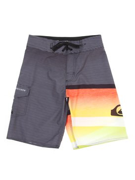 quiksilver, Boardshorts Juvenil Slash Logo, STORMY* (sto) QK BOARDSHORTS SLASH LOGO JUV BR67011355