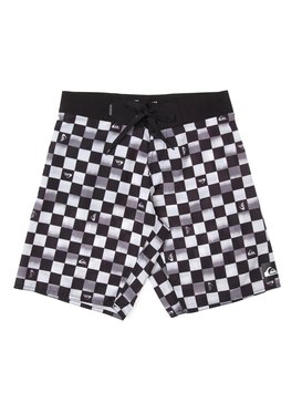 quiksilver, Boardshorts Juvenil Mini Check, BLACK* (blk) QK BOARDSHORTS MINI CHECK JUV BR67011357