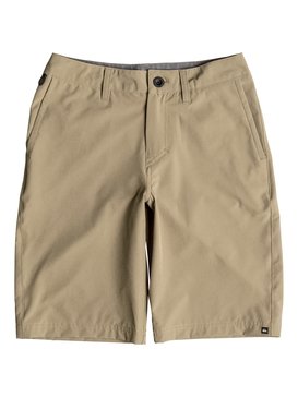 quiksilver, QK BERMUDA SOLID AMPHIBIAN YOUTH 19 IMP, ELMWOOD (tmp0) QK BERMUDA SOLID AMPHIBIAN YOUTH 19 IMP BR67021030