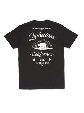 quiksilver, Camiseta Juvenil Estampa Frente e Costas Quiksilver, BLACK* (blk) QK CAM BAS M/C JUV BEAR STATE BR68112033