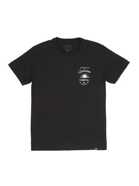 quiksilver, Camiseta Juvenil Estampa Frente e Costas Quiksilver, BLACK* (blk) QK CAM BAS M/C JUV BEAR STATE BR68112033