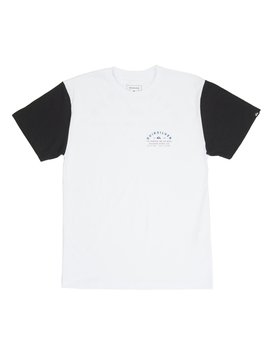 quiksilver, Camiseta Juvenil Estampa Frente e Costas Quiksilver, WHITE* (wht) QK CAM BAS M/C JUV FORTH POINT BR68112035