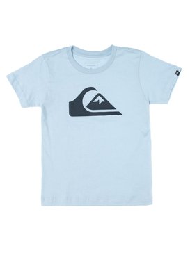 quiksilver, Camiseta Juvenil Manga Curta Estampa Frontal Quiksilver, BABY BLUE (bbb) QK CAM BAS M/C KIDS LOGO BR68112049