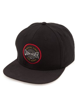 quiksilver, Boné Masculino Aba Reta Camurça Quiksilver, BLACK (blc) QK BONE QUIK SUEDE NACIONAL BR78802613