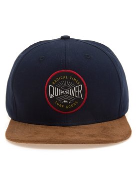 quiksilver, Boné Masculino Aba Reta Camurça Quiksilver, NAVY* (nav) QK BONE QUIK SUEDE NACIONAL BR78802613