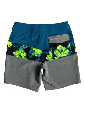 quiksilver, Panel Blocked Vee 16" - Board Shorts, MOROCCAN BLUE (bsg6) Panel Blocked Vee 16" - Board Shorts EQBBS03128