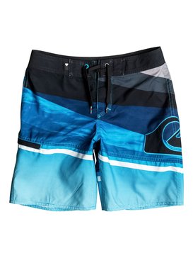 quiksilver, Slash Logo Vee 16" - Board Shorts, ESTATE BLUE (bsw6) Slash Logo Vee 16" - Board Shorts EQBBS03130