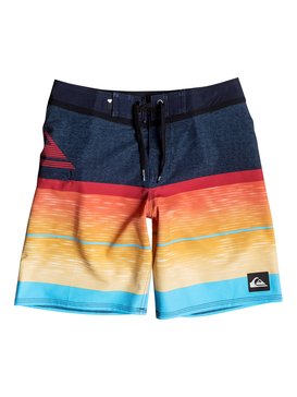 quiksilver, Slab Logo Vee 16" - Board Shorts, NAVY BLAZER (byj6) Slab Logo Vee 16" - Board Shorts EQBBS03134