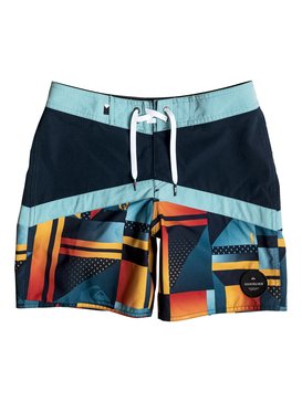 quiksilver, Check Crypt Vee 15" - Boardshort, NAVY BLAZER (byj6) Check Crypt Vee 15" - Board Shorts EQBBS03135