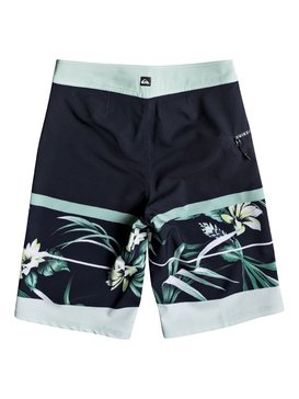 quiksilver, Boy's 8-16 Slab Island Vee 19" Boardshorts, NAVY BLAZER (byj6) SLAB ISLAND VEE YOUTH 19 EQBBS03216