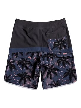 quiksilver, Boy's 8-16 Crypt Scallop 18" Boardshorts, TARMAC (kta6) CRYPT SCALLOP YOUTH 18 EQBBS03220