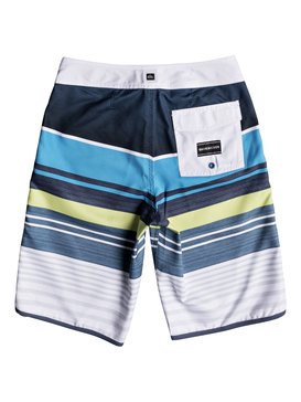 quiksilver, EYE SCALLOP YOUTH 19, CYAN BLUE (bkv6) EYE SCALLOP YOUTH 19 EQBBS03255