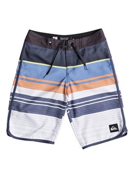 quiksilver, Boys 8 -16 Eye Scallop 19" Boardshorts, TARMAC (kta6) EYE SCALLOP YOUTH 19 EQBBS03255