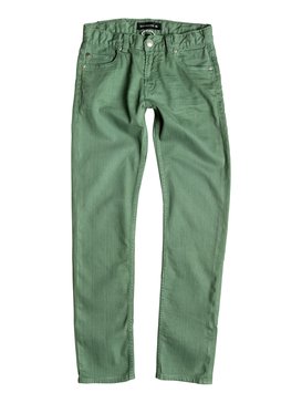 quiksilver, Distorsion Colors - Jean coupe slim, DARK IVY (gnd0) Distorsion Colors - Slim Fit Jeans EQBDP03098