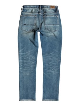 quiksilver, Revolver Stormy Blue - Jean coupe droite, STORMY BLUE (bqkw) Revolver Stormy Blue - Straight Fit Jeans EQBDP03100