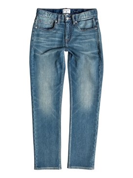 quiksilver, Revolver Stormy Blue - Jean coupe droite, STORMY BLUE (bqkw) Revolver Stormy Blue - Straight Fit Jeans EQBDP03100