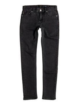 quiksilver, Distorsion Fleece Grey - Slim Fit Jersey Denim-Jeans, LOW GREY (kzew) Distorsion Fleece Grey - Slim Fit Jersey Denim Jeans EQBDP03125
