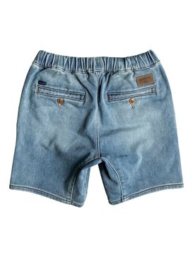 quiksilver, Fonic Creamy - Pantaloncini jogger in denim vestibilità slim, CREAMY (byhw) Fonic Creamy - Slim Fit Denim Jogger Shorts EQBDS03046