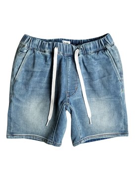 quiksilver, Fonic Creamy - Pantaloncini jogger in denim vestibilità slim, CREAMY (byhw) Fonic Creamy - Slim Fit Denim Jogger Shorts EQBDS03046