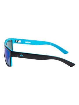 quiksilver, Ridgy - Lunettes de soleil, BLACK-BLUE/FLASH BLUE (xkbb) Ridgy - Sunglasses EQBEY03001
