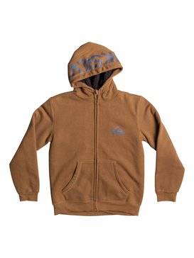 quiksilver, Best Wave Sherpa - Sudadera con capucha y cremallera, RUBBER (cpp0) Best Wave Sherpa - Zip-Up Hoodie EQBFT03226
