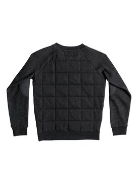 quiksilver, Happy Myth - Sweat matelassé, DARK GREY HEATHER (ktfh) Happy Myth - Quilted Sweatshirt EQBFT03229