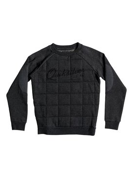 quiksilver, Happy Myth - Sweat matelassé, DARK GREY HEATHER (ktfh) Happy Myth - Quilted Sweatshirt EQBFT03229
