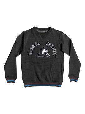 quiksilver, Radical Surfing - Sweat, DARK GREY HEATHER (ktfh) Radical Surfing - Sweatshirt EQBFT03232