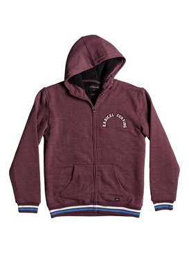 quiksilver, Radical Surfing Sherpa - Sudadera con capucha y cremallera, PORT ROYALE (rsz0) Radical Surfing Sherpa - Zip-Up Hoodie EQBFT03258