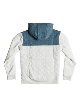 quiksilver, Best Trip - Sudadera Acolchada Con Capucha De cremallera, DARK DENIM (brq0) Best Trip - Quilted Zip-Up Hoodie EQBFT03265
