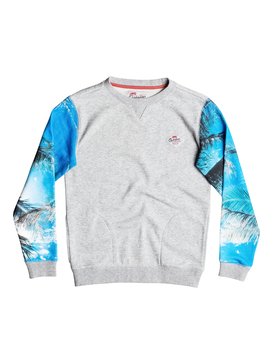 quiksilver, Grab And Go - Sweat, LIGHT GREY HEATHER (lgh) Grab And Go - Sweatshirt EQBFT03317
