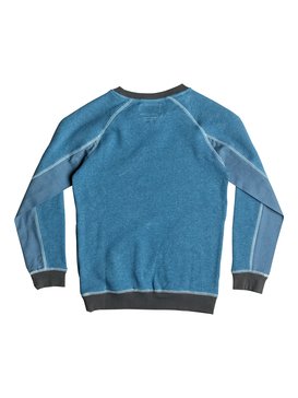 quiksilver, Schools Jail - Sweat, INDIAN TEAL HEATHER (bqkh) Schools Jail - Sweatshirt EQBFT03318